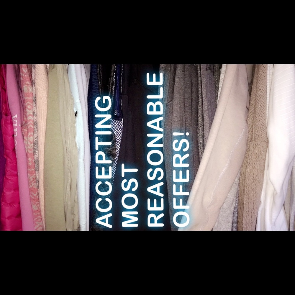 CLOSET CLEAN OUT -MOVING OUT!!